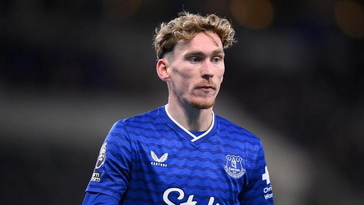 <p>James Garner, midfielder for Everton</p>