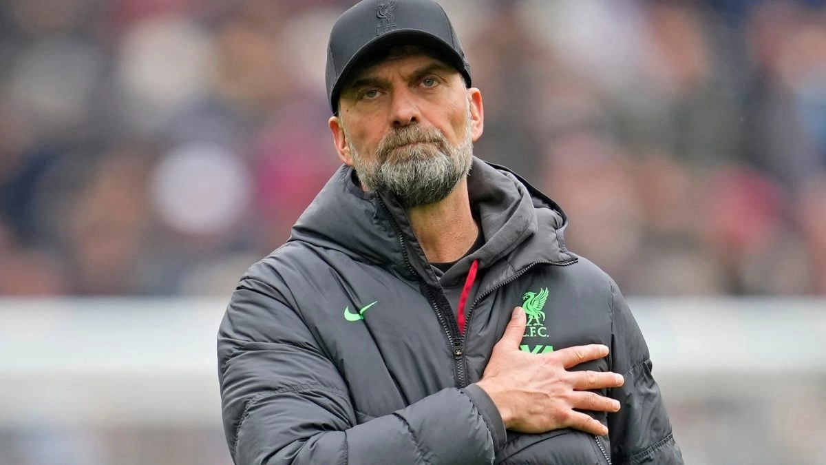 Jürgen Klopp en su despedida con el Liverpool