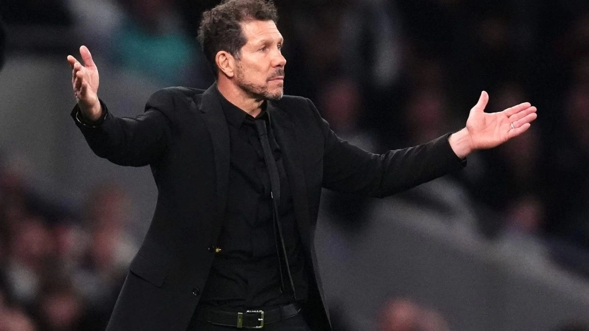 Cholo Simeone, entrenador del Atlético de Madrid 