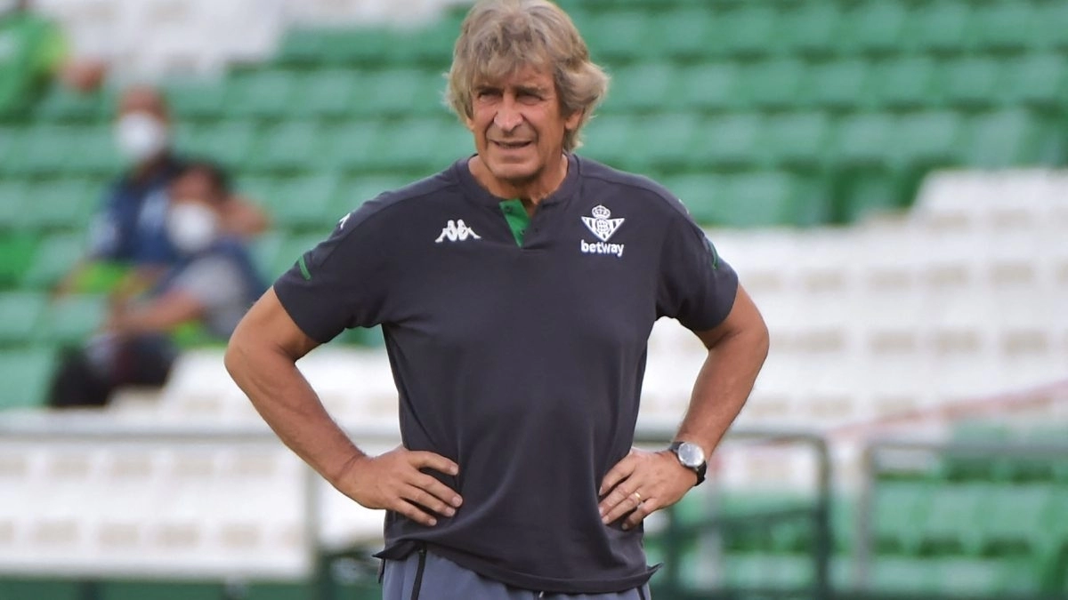 Manuel Pellegrini, entrenador del Real Betis