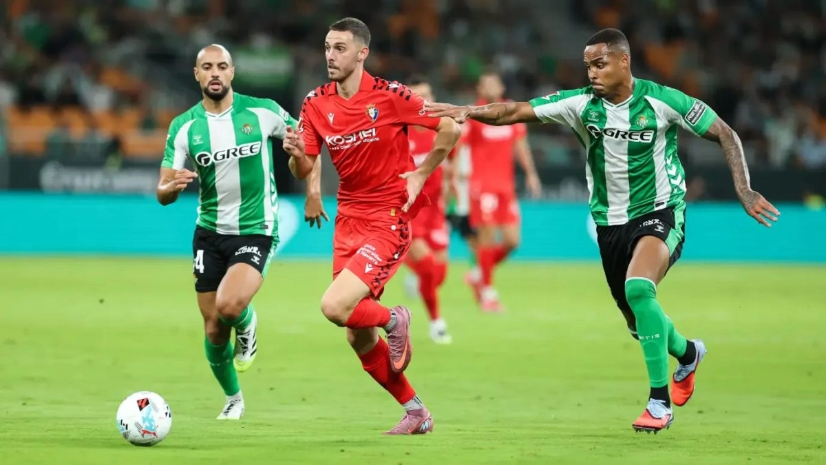 Image of the match between Real Betis and Osasuna