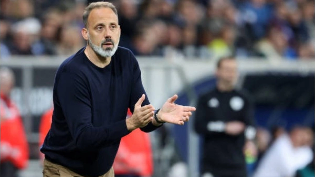 Pellegrino Matarazzo durante un partido de la Real Sociedad