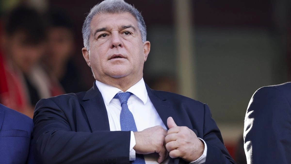Joan Laporta, presidente del FC Barcelona