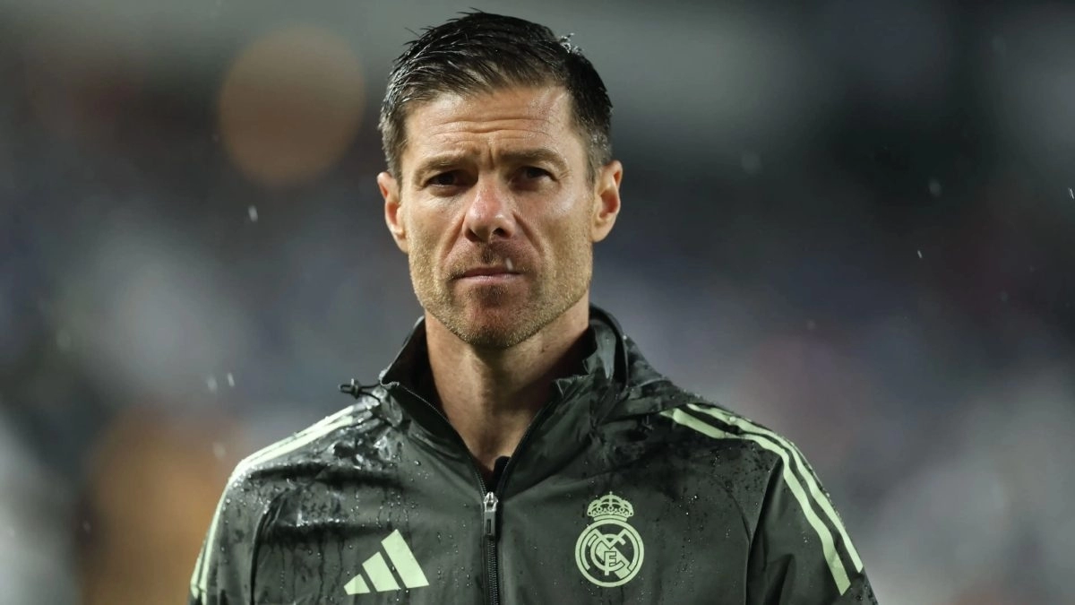 Xabi Alonso durante su etapa en el Real Madrid
