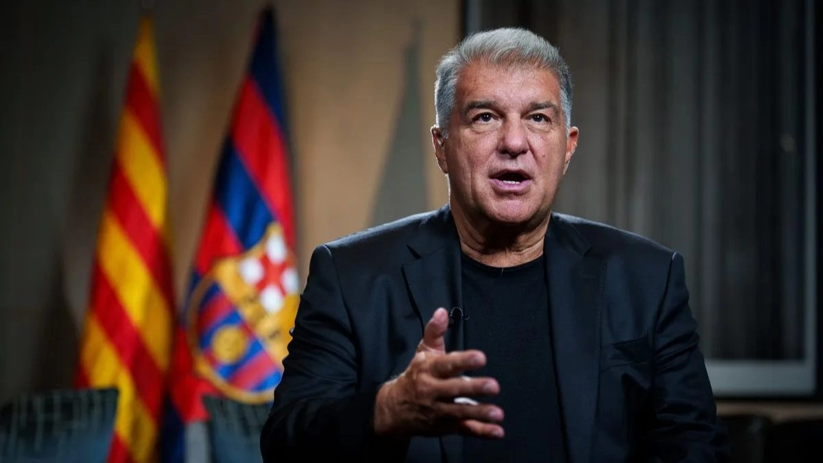 Joan Laporta, presidente del FC Barcelona