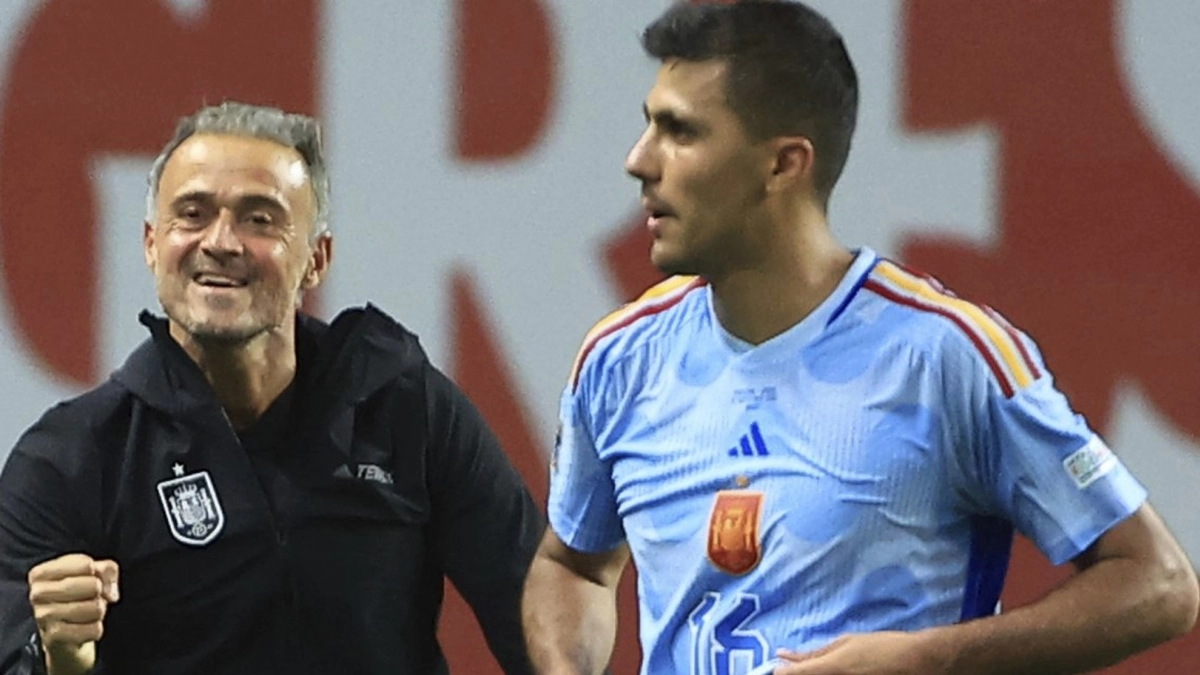 Luis Enrique y Rodri coincidieron en la selección española / EFE