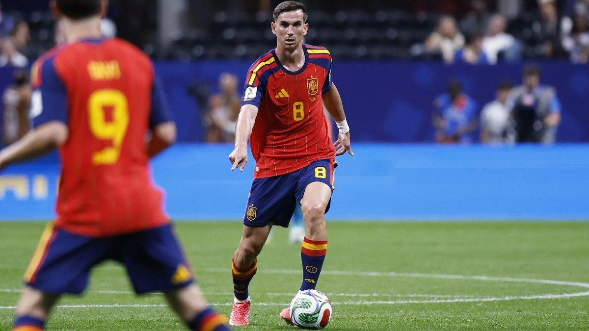 Fabián Ruiz durante un partido de España en el Mundial 2026