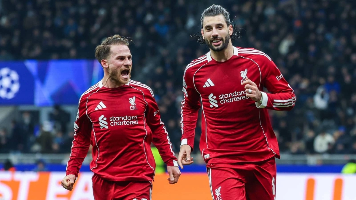 Szoboszlai y Mac Allister, con el Liverpool / Getty Images