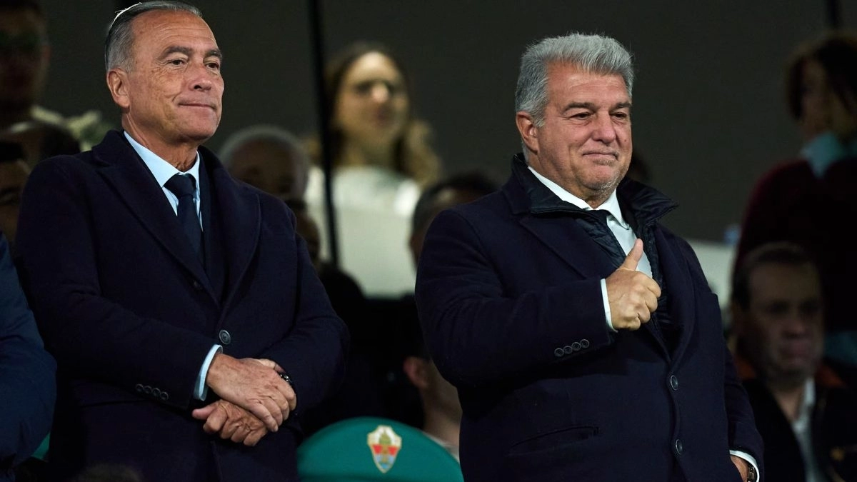 Joan Laporta, presidente del FC Barcelona