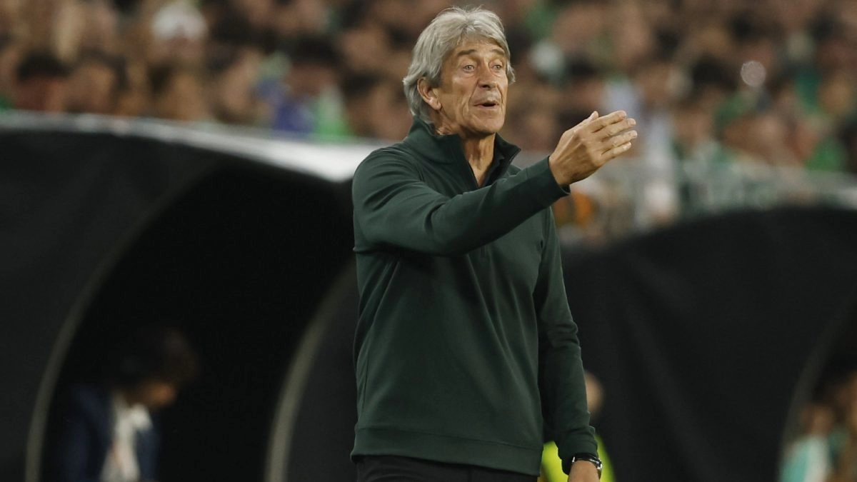 Manuel Pellegrini, entrenador del Real Betis
