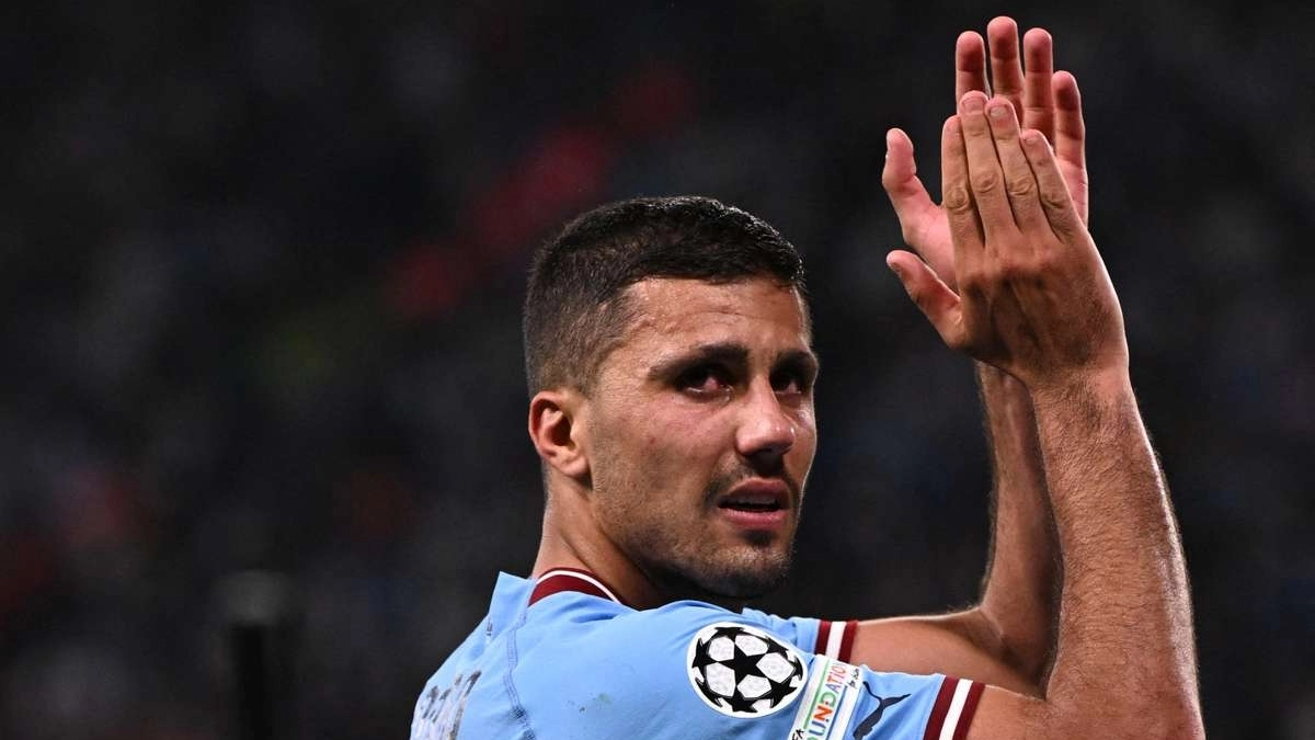 Rodri, jugador del Manchester City / AFP
