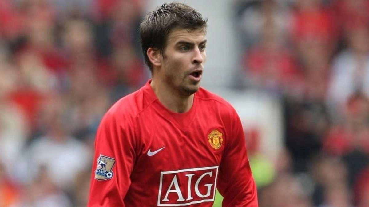 Gerard Piqué, in his time with Manchester United / Getty Images