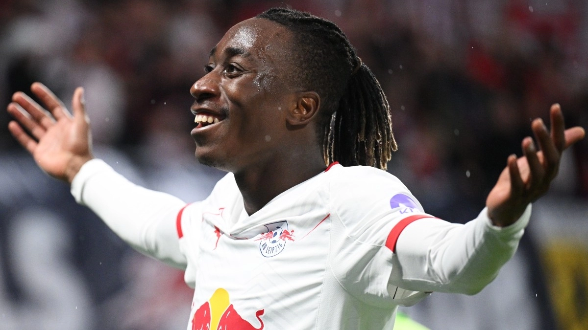 Yan Diomande, Leipzig player / Getty Images