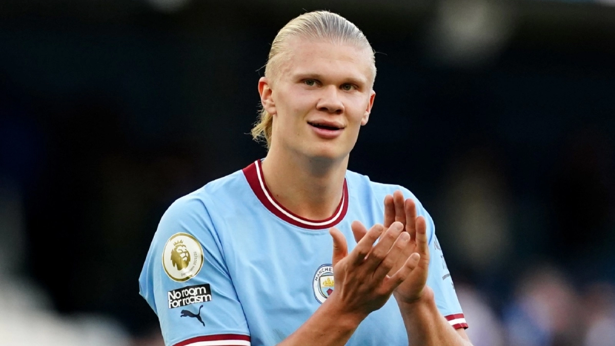 Erling Haaland, jugador del Manchester City / Getty Images