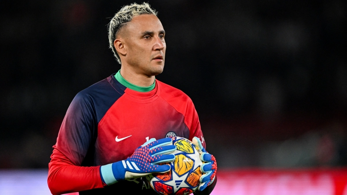 Keylor Navas, en su periplo por París / AFP