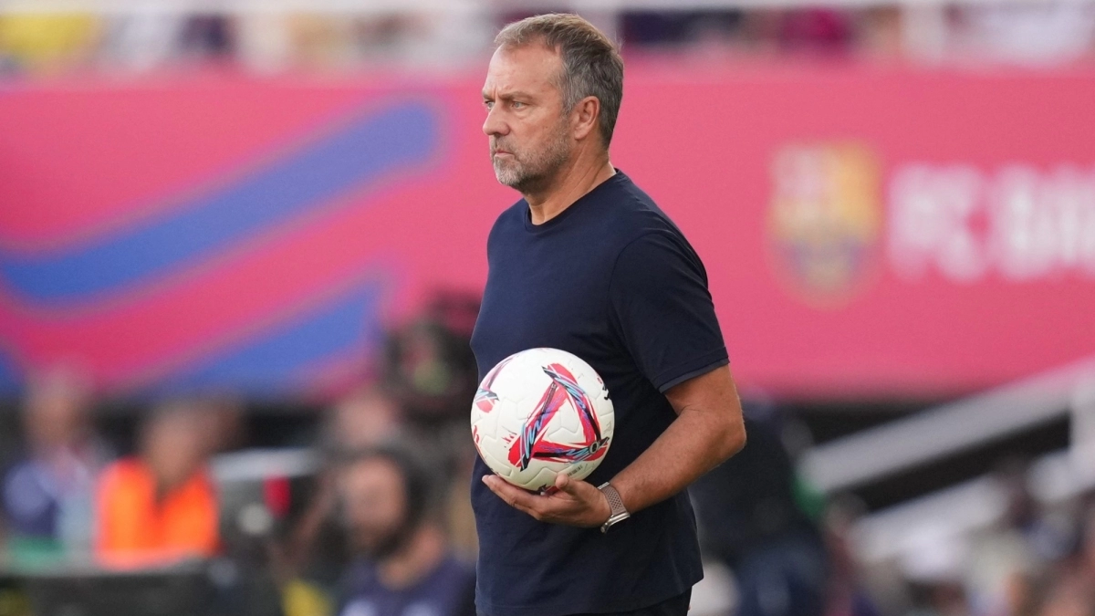 Hansi Flick, entrenador del Barcelona / Álex Caparrós