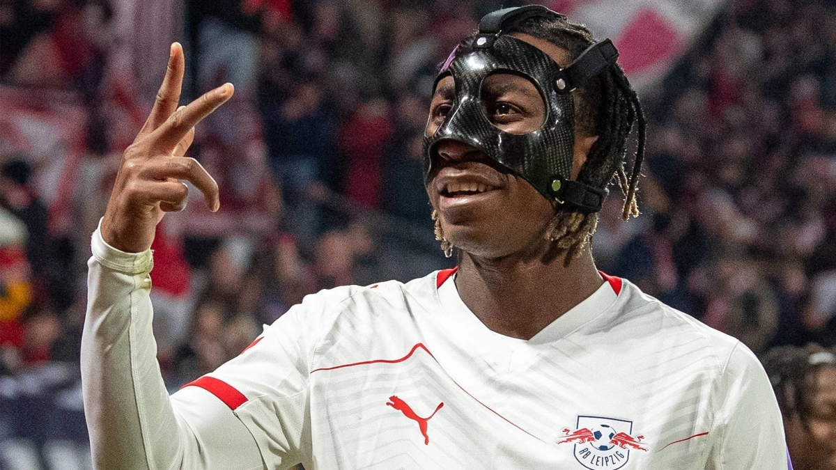 Diomande, with Leipzig / Imago