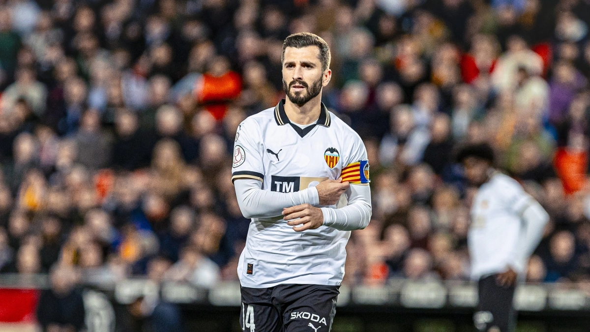 José Luis Gayà, capitán del Valencia / Valencia CF