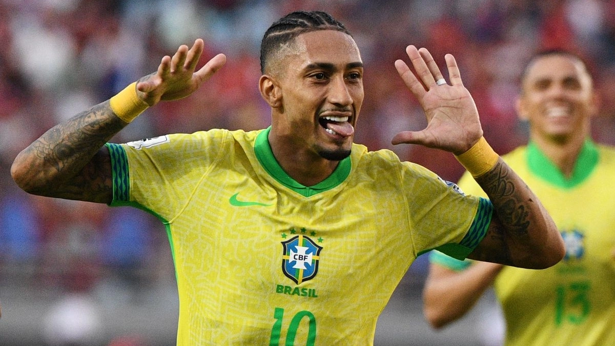 Raphinha no tuvo un buen Mundial con Brasil / Getty Images