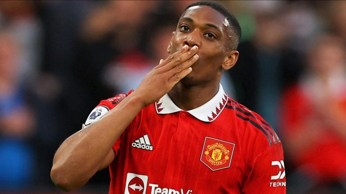 Anthony Martial, con el Manchester United / Reuters
