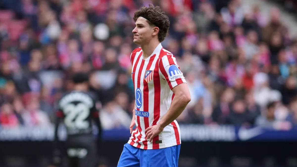 El Atlético de Madrid sufre un revés con Julián Álvarez