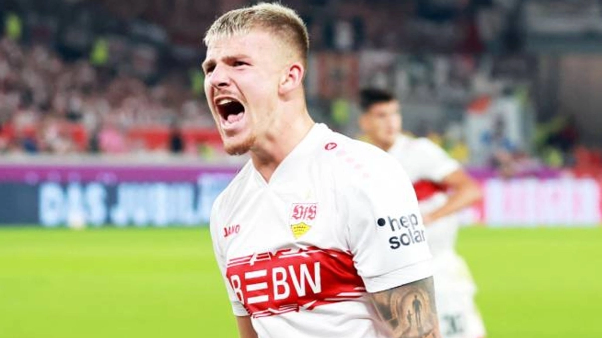 Finn Jeltsch, jugador del Stuttgart / Imago