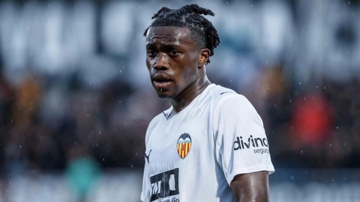 David Otorbi, jugador del Valencia / Valencia CF