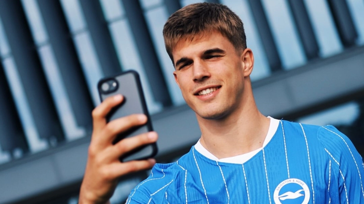 Luka Vuskovic, jugador del Brighton / Instagram