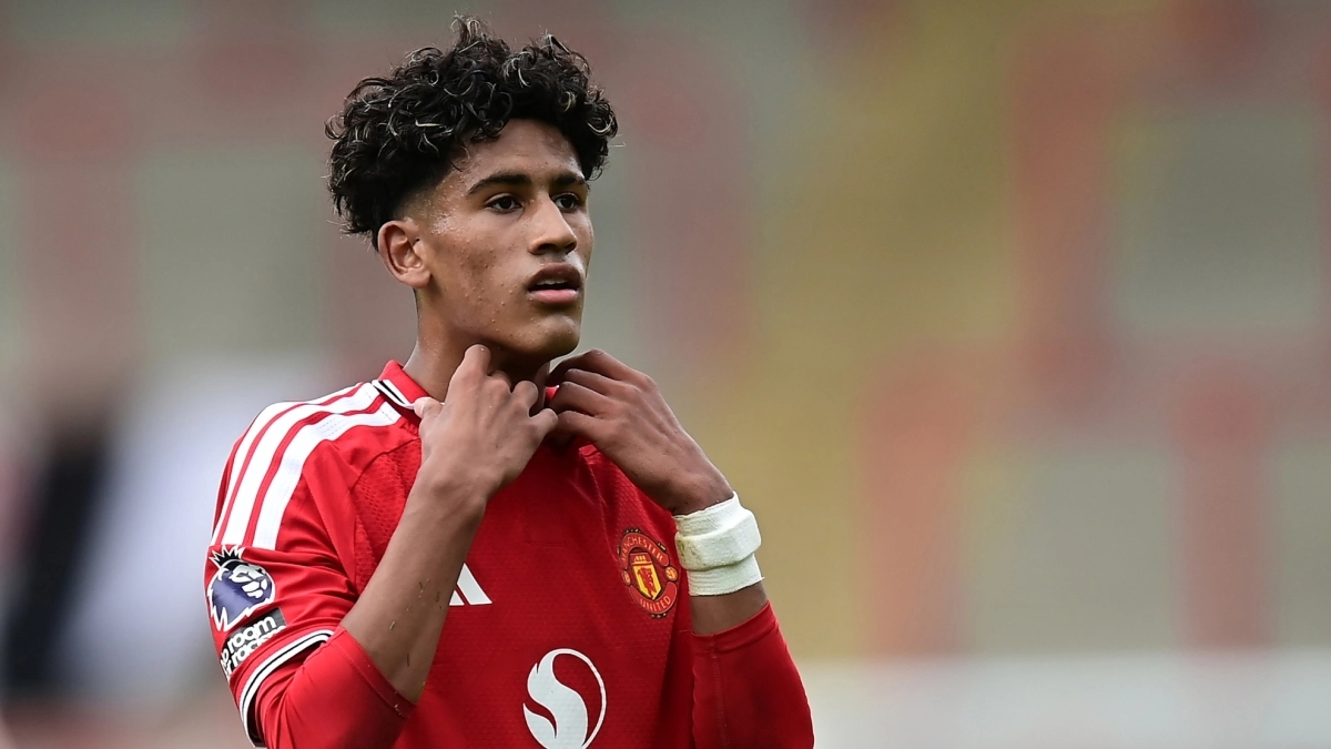 JJ Gabriel, con el Manchester United / Getty Images