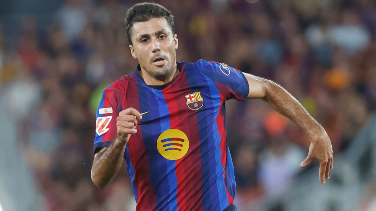 Rodrigo Hernández, jugador del Barcelona / Francesc Adelantado