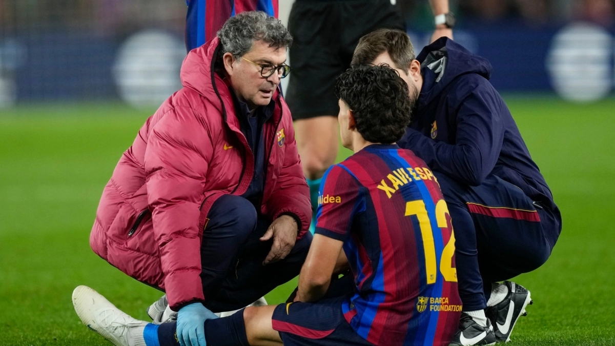 Xavi Espart, lesionado en el Clásico / FC Barcelona