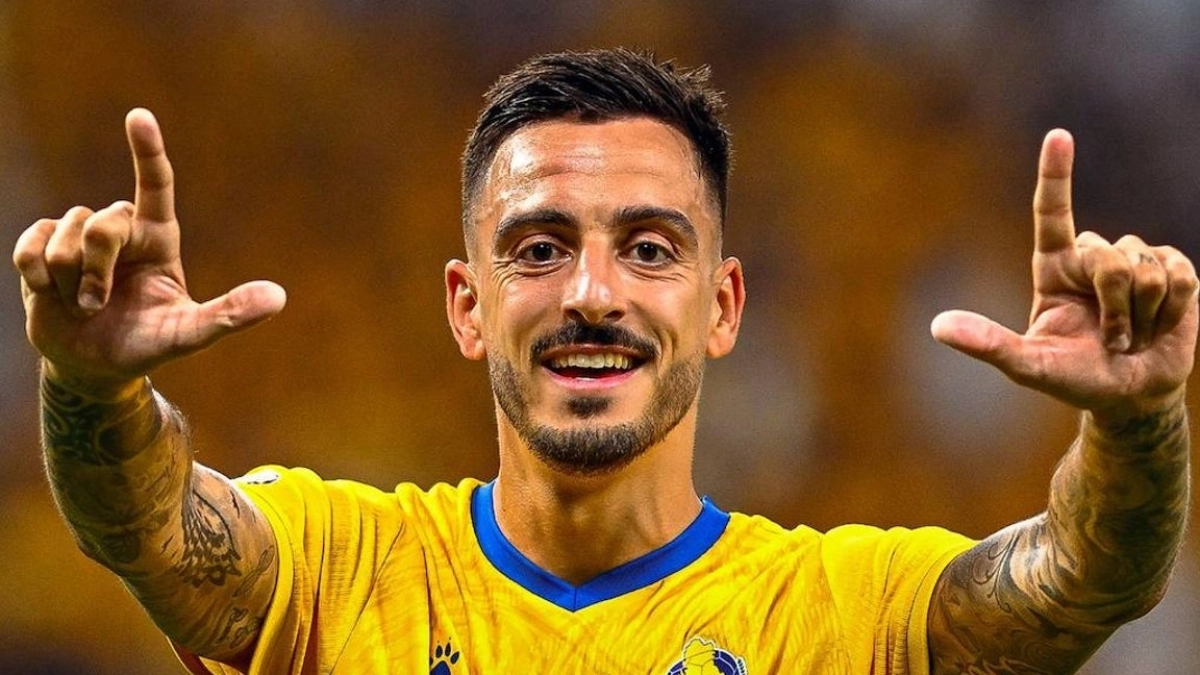 Joselu, en su etapa en Catar / Al-Gharafa