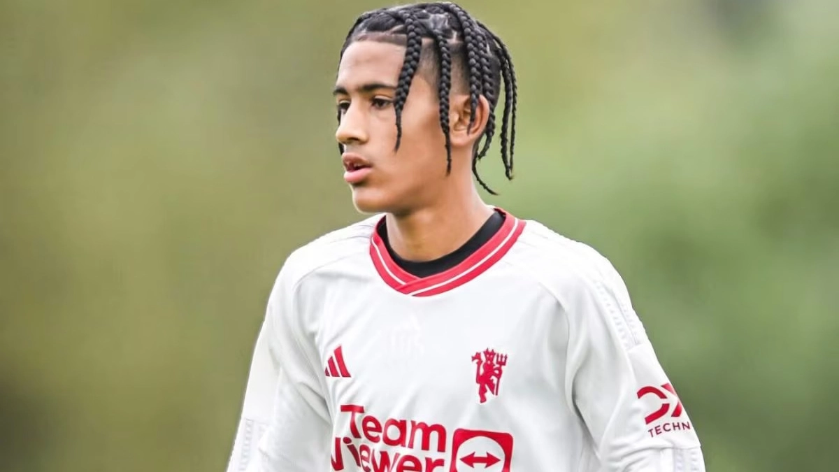 JJ Gabriel, con el Manchester United / Getty Images