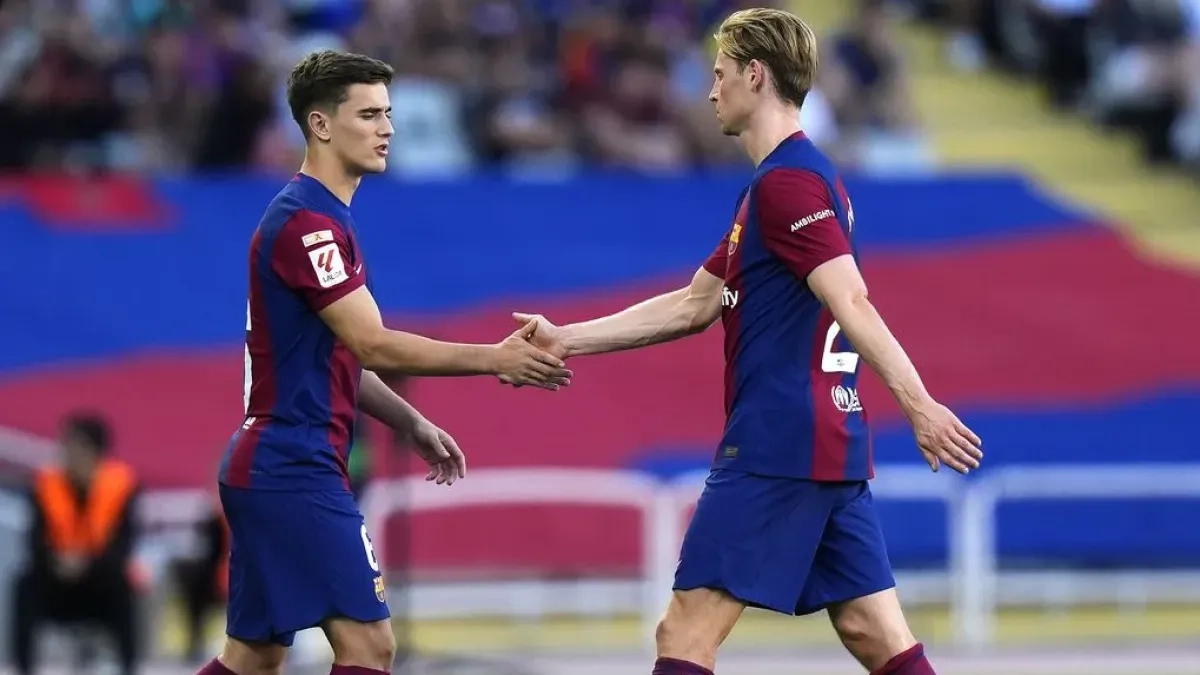 Hansi Flick, entrenador del Barça, respalda a Frenkie de Jong