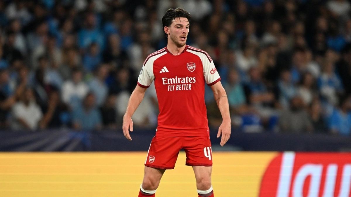 Declan Rice, jugador del Arsenal / Getty Images
