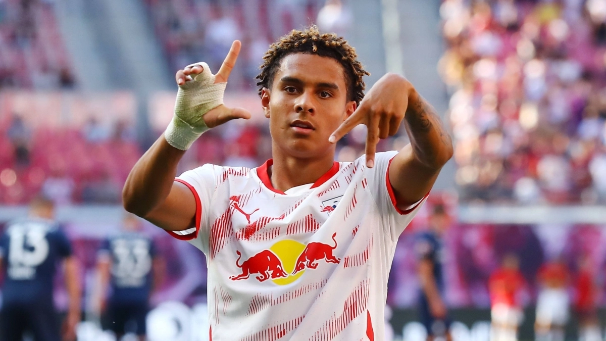 Antonio Nusa, futbolista del Leipzig / Imago