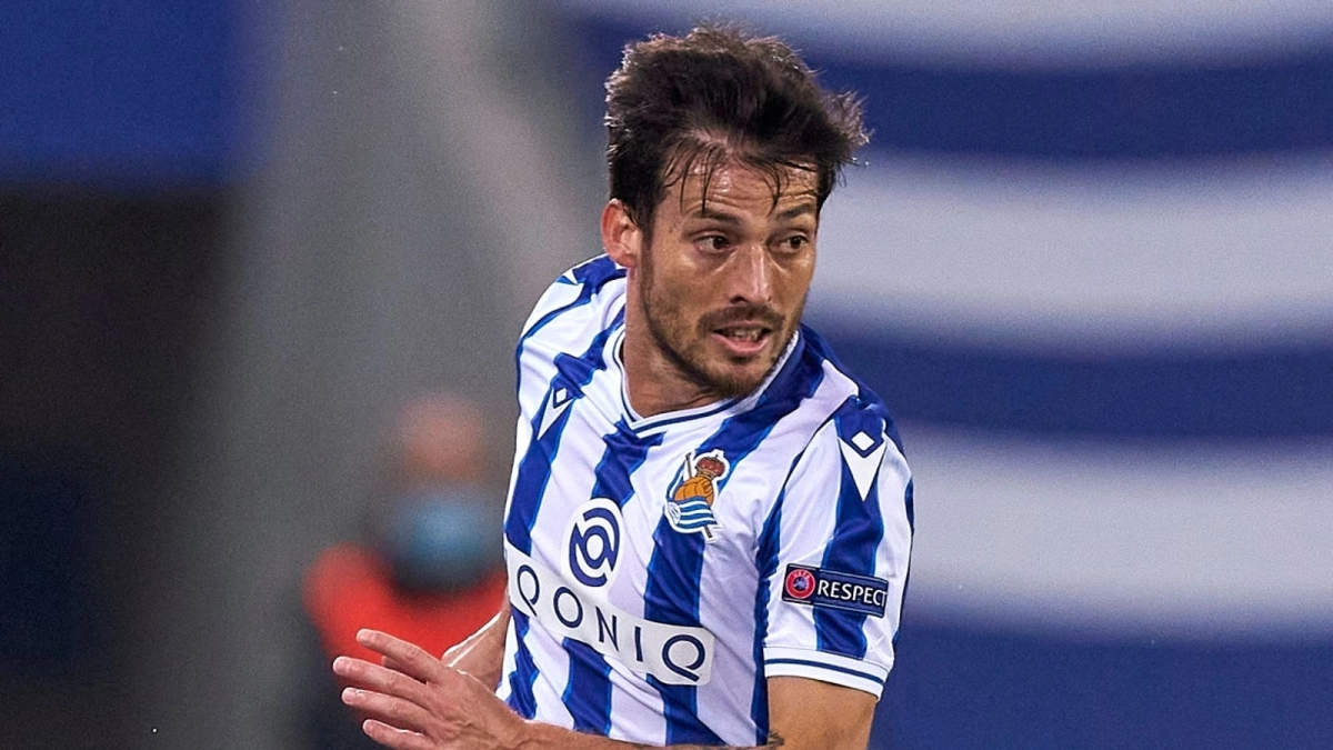 David Silva, en su etapa con la Real Sociedad / Getty Images