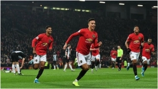 "Vuelve el Manchester United, vuelve el diablo a ser rojo./ Foto: MARCA"