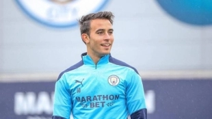 "Guardiola deja entrever el fichaje de Eric García por el Barça./ Foto: AS"