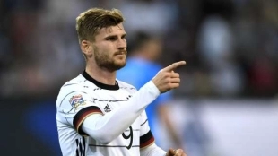 Timo Werner, internacional con la Selección de Alemania. Foto: Bernabéu Digital
