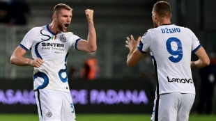 Milan Skriniar y Edin Dzeko podrían salir del Inter de Milán. Foto: GOAL