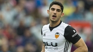 "Guedes en la rampa de salida del Valencia./ Foto: Mundo Deportivo"