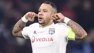 A vueltas con el futuro de Memphis Depay / Ligue1.com