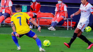 Marcos Acuña hace olvidar a Reguilón en el Sevilla "Foto: LaLiga"