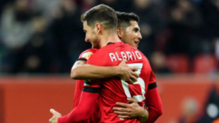 Exequiel Palacios a Lucas Alario: "Nunca vayas a Boca" "Foto: La Nación"