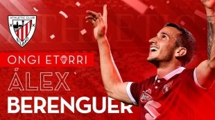 Alex Berenguer, rumbo a San Mamés.