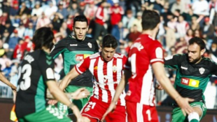 "El Almería sufre los límites de LaLiga. Foto: LaLiga"