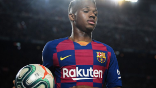 ¿Y si Ansu Fati es el nueve que necesita el Barcelona? "Foto: Sport"