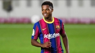 La grave crisis económica del Barça podría provocar la venta de Ansu Fati. Foto: AP