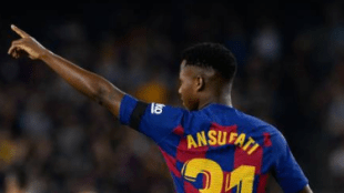 "El Barça declara intransferible a Ansu Fati ante el interés del Manchester United. Foto: Getty Images"